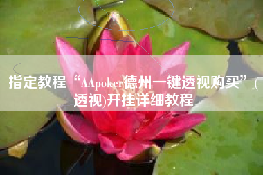 指定教程“AApoker德州一键透视购买”(透视)开挂详细教程