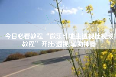 今日必看教程“微乐斗地主透视挂视频教程”开挂(透视)辅助神器