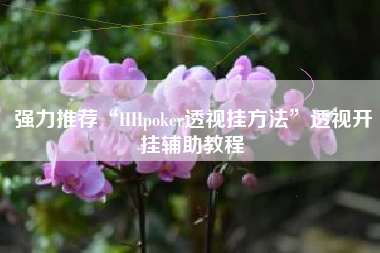 强力推荐“HHpoker透视挂方法”透视开挂辅助教程