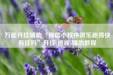 万能开挂辅助“微信小程序微乐跑得快有挂吗”开挂(透视)辅助教程