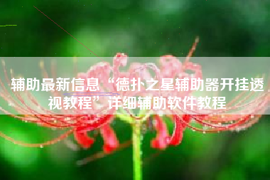 辅助最新信息“德扑之星辅助器开挂透视教程	”详细辅助软件教程