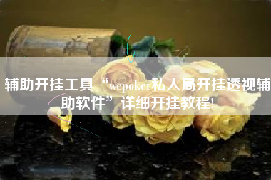 辅助开挂工具“wepoker私人局开挂透视辅助软件	”详细开挂教程!