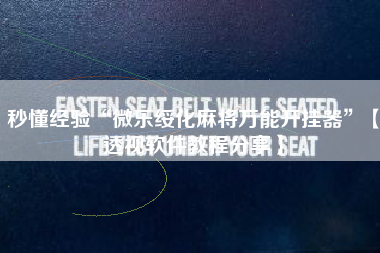 秒懂经验“微乐绥化麻将万能开挂器”【透视软件教程分享】