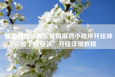 辅助神器“微乐捉鸡麻将小程序开挂神器下载安装”开挂详细教程