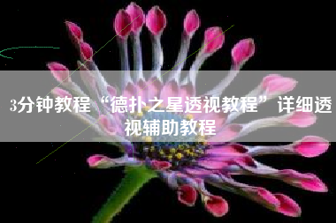 3分钟教程“德扑之星透视教程	”详细透视辅助教程