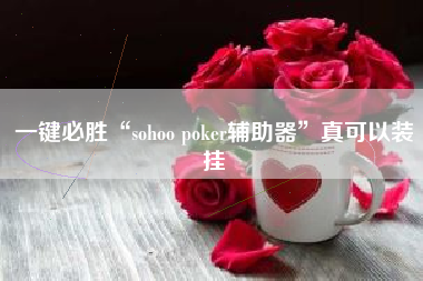 一键必胜“sohoo poker辅助器	”真可以装挂