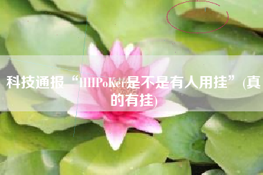 科技通报“HHPoKer是不是有人用挂”(真的有挂)